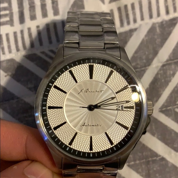 J Brackett motion winding wind up watch - Picture 3 of 5